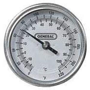 GENERAL TOOLS & INSTRUMENTS LLC T300-36 Bimetal Thermometer 3 Inch Dial 0 To 220f | AC9RWJ 3JPG1