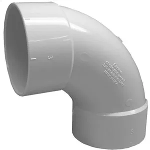 GENOVA 62830 Elbow PVC 30 Schedule White 3 inch Pipe Size | AG4KJZ 34CE10