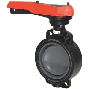 GEORG FISCHER 161567005 Butterfly Valve Pvc 4 In | AC6HYD 33Z911