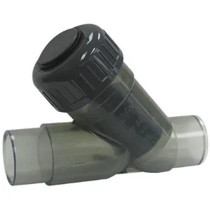 GF PIPING SYSTEMS 192304031 Y Check Valve, PVC, 140 Deg F, Spigot Connection, 5.625 Inch | AD8KHC 4KPY4