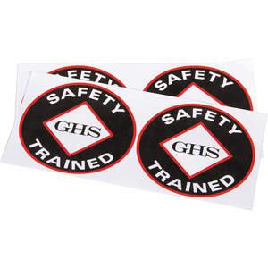 GHS SAFETY GHS1026 Ghs Trained Sticker - Pack Of 10 | AD4FDU 41G471