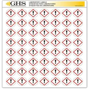 GHS SAFETY GHS1214 Label Exclamation Mark Gloss Pk 1120 | AA2PUD 10X344