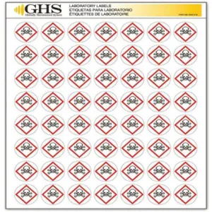 GHS SAFETY GHS1215 Label Gloss Skull And Crossbones Pk 1120 | AA2PUE 10X345