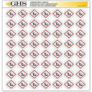 GHS SAFETY GHS1216 Etikettenglanzpapier Umwelt Pk 1120 | AA2PUF 10X346