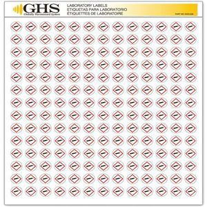 GHS SAFETY GHS1226 Etiketten-Gasflaschen-Glanzpapier, 1820 Stück | AA2PUR 10X356