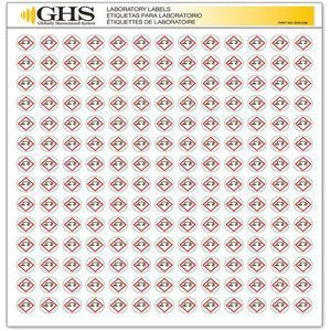 GHS SAFETY GHS1228 Etiketten-Korrosionsglanzpapier Pk 1820 | AA2PUU 10X358