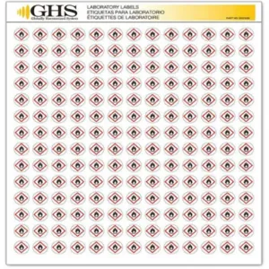 GHS SAFETY GHS1229 Label Flame Gloss Paper Pk 1820 | AA2PUV 10X359