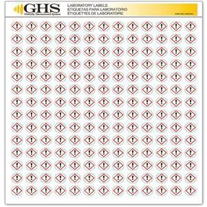 GHS SAFETY GHS1231 Label Exclamation Mark Gloss Pk 1820 | AA2PUX 10X361