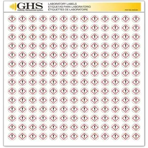 GHS SAFETY GHS1231 Label Exclamation Mark Gloss Pk 1820 | AA2PUX 10X361