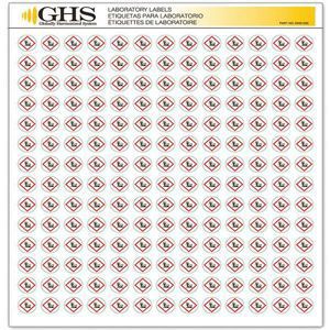 GHS SAFETY GHS1232 Etikett Totenkopf glänzend Pk 1820 | AA2PUY 10X362