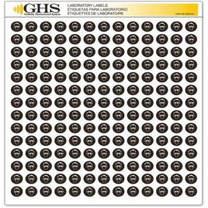 GHS SAFETY GHS1234 Label Safety Glasses Gloss Paper Pk 1820 | AA2PVA 10X364