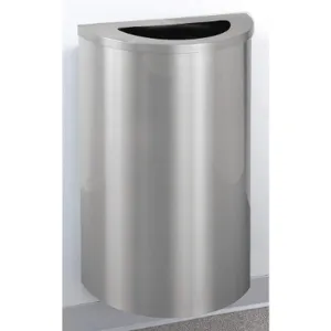 GLARO 1891-SA-SA-WM189 Waste Receptacle 14 gallon Grey Hngd 30 inch Height | AG4KHN 34AX03