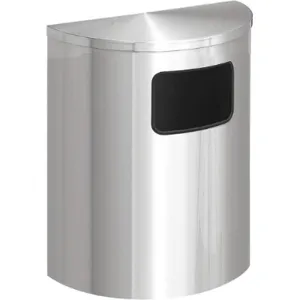 GLARO 2493-SA-SA Waste Receptacle 24 gallon Grey Hinged 28 inch Height | AG4KJB 34AX15