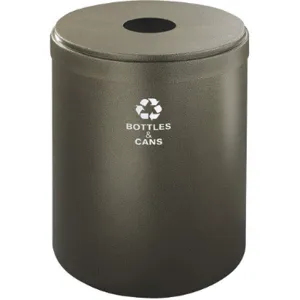 GLARO B-2042BV-BV-B&C Stationary Recycling Container Can/bottles Brown | AG4KGG 34AW73