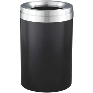 GLARO F2037-BK-SA Waste Receptacle 41 gallon Black 31 inch Height | AG4KHW 34AX10