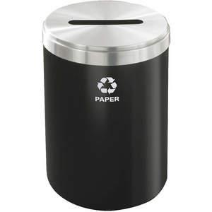 GLARO P-2042BK-SA-P Stationärer Recyclingbehälter, nur Papier, 41 Gallonen | AG4KGB 34AW68