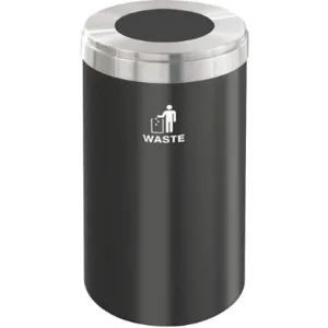 GLARO W-1542BK-SA-W Stationary Recycling Container Various Black | AG4KGL 34AW77