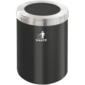 GLARO W-2042BK-SA-W Stationary Recycling Container Various Black | AG4KGP 34AW80