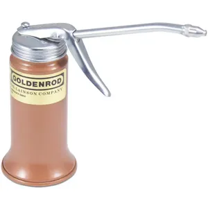 GOLDENROD 600 Oiler, 5 Inch Straight Spout, 6 Ounce, Steel | AH8DAP 38GV69