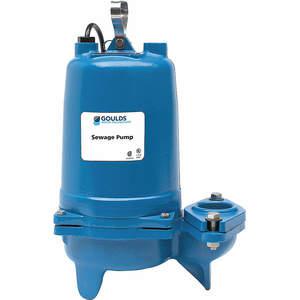 GOULDS WATER TECHNOLOGY WS1032BHF Submersible Sewage Pump 1hp 230v 53 Feet | AD8WWQ 4NE72