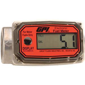 GPIMETERS 01A52LM Kraftstoffzähler, Durchflussbereich 3 bis 30 gpm, 1 BSP-Innengewinde | CD8PWB 113255-12