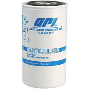 GPIMETERS 18GPM Part. Filt Fuel Filter Canister, 10 Microns Filter Size, 18 gpm | AA4ZDJ 13K530