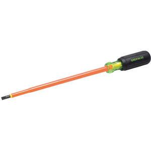 GREENLEE 0153-23-INS Insulated Cabinet Tip Screwdriver, 11-5/8 Inch Overall Length, 3/16 Inch Tip | AA3HXA 11L607