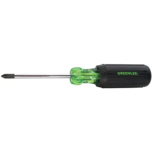 GREENLEE 0153-31C Phillips Tip Screwdriver, 6-3/4 Inch Overall Length, 3 Inch Shank Length, #1 Tip Size | AE4HTE 5KPG2