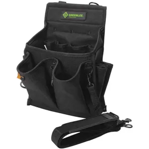 GREENLEE 0158-15 Tool Caddy, 10 Inch Length, 7 Inch Width, 13 Inch Depth, 20 Pockets, Cordura | AE4HTK 5KPG7