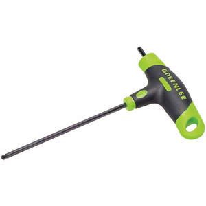 GREENLEE 0254-44 T Handle Hex Key Wrench, 1/8 Inch Size, 6 Inch Overall Length | AA3HWL 11L591