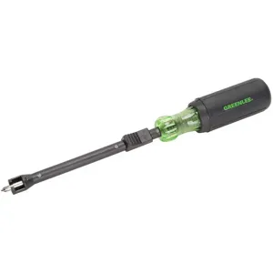 GREENLEE 0453-16C Screw Holding Screwdriver, Phillips Tip, 6-5/8 Inch Overall Length, #0 Tip Size | AE4HVL 5KPR7