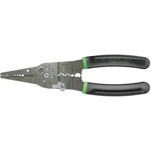 GREENLEE 1927-SS Wire Stripper, 8 To 18 AWG Solid And 10 To 20 AWG Stranded Capacity, Stainless Steel | AG9VUV 22PF06