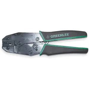 GREENLEE 45505 Ratcheting Crimper, 22 To 8 AWG, 9 Inch Length | AD6YTW 4CN30