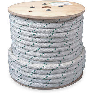 GREENLEE 456 Double Braided Composite Rope, 600 Ft. Length, 1/2 Inch Dia. | AB4EGX 1XGB5