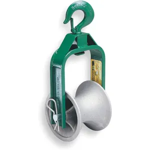 GREENLEE 650 Cable Puller Hook Sheave, 6 Inch Outside Dia., 4000 lbs. Capacity | AD7YPW 4HEA4