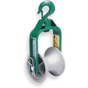 GREENLEE 653 Hook Type Cable Sheave, 24 Inch Outer Dia., 4000 lbs. Capacity | AC2XXH 2NYH2