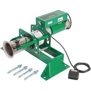 GREENLEE 6900 Cable Puller Package, With Floor Mount, 10000 lbs. Max. Capacity, 115V, 20A | AA7GGK 15X796