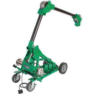 GREENLEE 6906 Cable Puller Package, With Mobile Versi Boom, 10000 lbs. Max. Capacity, 115V, 20A | AA7GGM 15X798