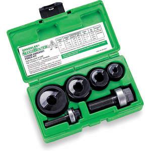 GREENLEE 7235BB Manual Knockout Set, 1/2 To 1-1/4 Inch Conduit Size, 10 Pieces | AD6RVL 4A742
