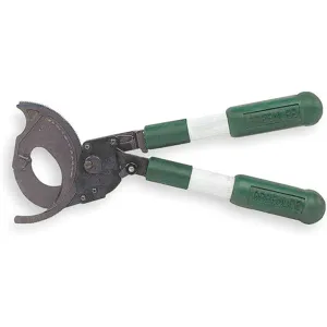 GREENLEE 761 Two Hand Ratchet Cable Cutter, 10-3/4 Inch Overall Length, Fiberglass Handles | AA9NTH 1ED70