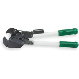 GREENLEE 774 Two Speed Ratchet Cable Cutter, 19-1/8 Inch Overall Length, Fiberglass Handles | AA9NTJ 1ED71