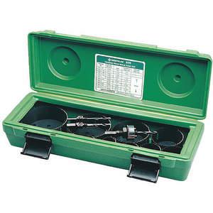 GREENLEE 835 Hole Saw Set, 3/4 To 2-1/4 Inch Conduit Cutting Size, 13 Pieces | AH4VNR 35MJ19