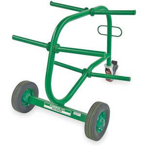 GREENLEE 909 Wire Dispensing Cart, 6 Spindles, 39 x 30 x 31 Inch Size, Green | AD7YQG 4HED2