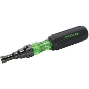 GREENLEE 9753-11C Conduit Reaming Screwdriver, 7-7/16 Inch Overall Length, Hooded Tip | AE4HUA 5KPJ8