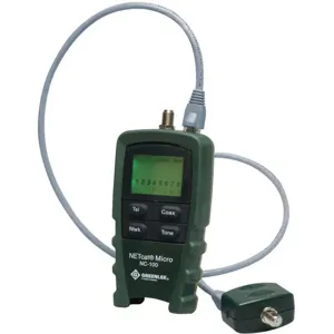 GREENLEE NC-100 Wiring Tester, 5 To 10 Ft. Cable Length | AE9GBX 6JJJ2