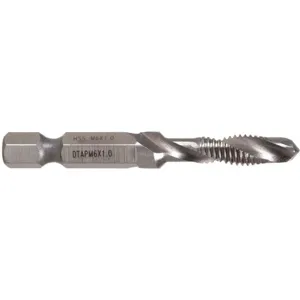 GREENLEE DTAPM6C Drill And Tap Bit, M6 x 1mm Size, HSS | AH4FDQ 34F673