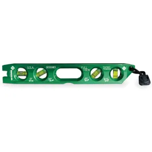 GREENLEE L107 Torpedo Level, 9 Inch Length, 1.25 Inch Width, 0.75 Inch Depth | AE4KFN 5LE33