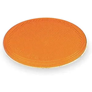 GROTE 40063 Reflector Sealed Stick-on Yellow Round | AC3REG 2VND2