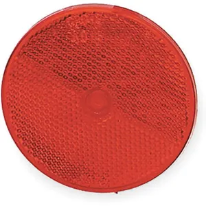 GROTE 40152 Reflector Screw Mount Red Diameter 3 1/2 In | AC3REP 2VND9