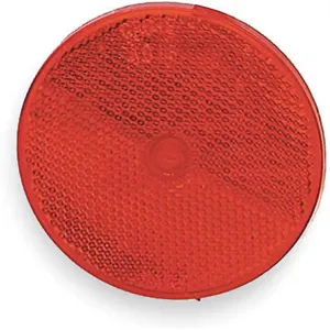 GROTE 41012 Reflector Screw-on Red Round Diameter 2 In | AC3RFA 2VNF5